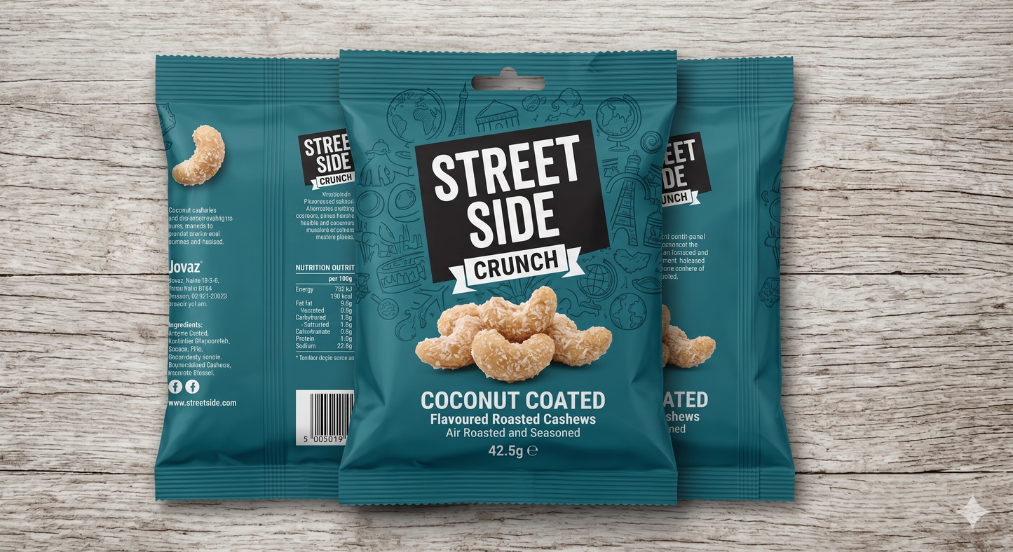 Coconut Coated Cashews 42.5g