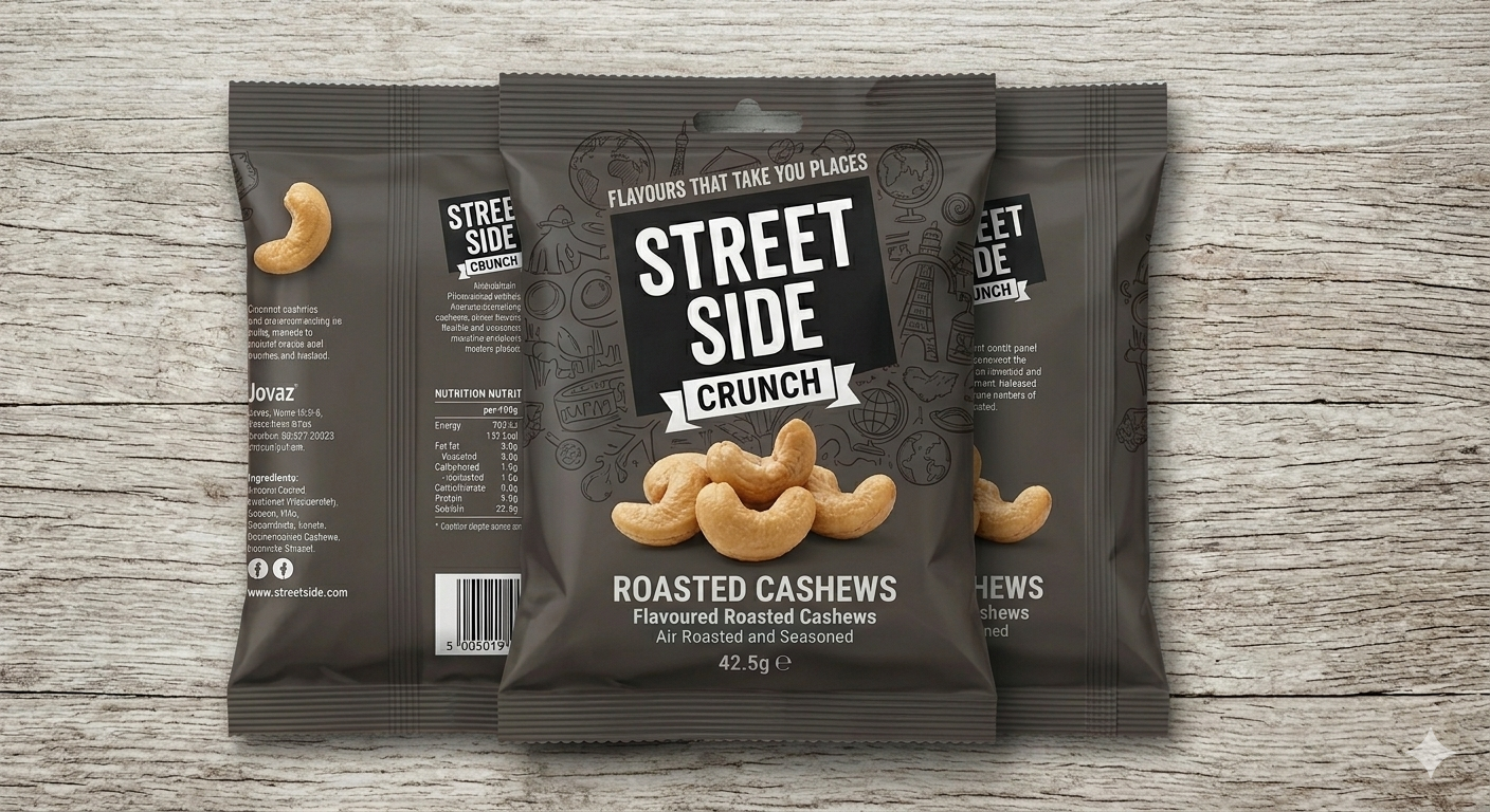 Plain Roasted Cashews 42.5g