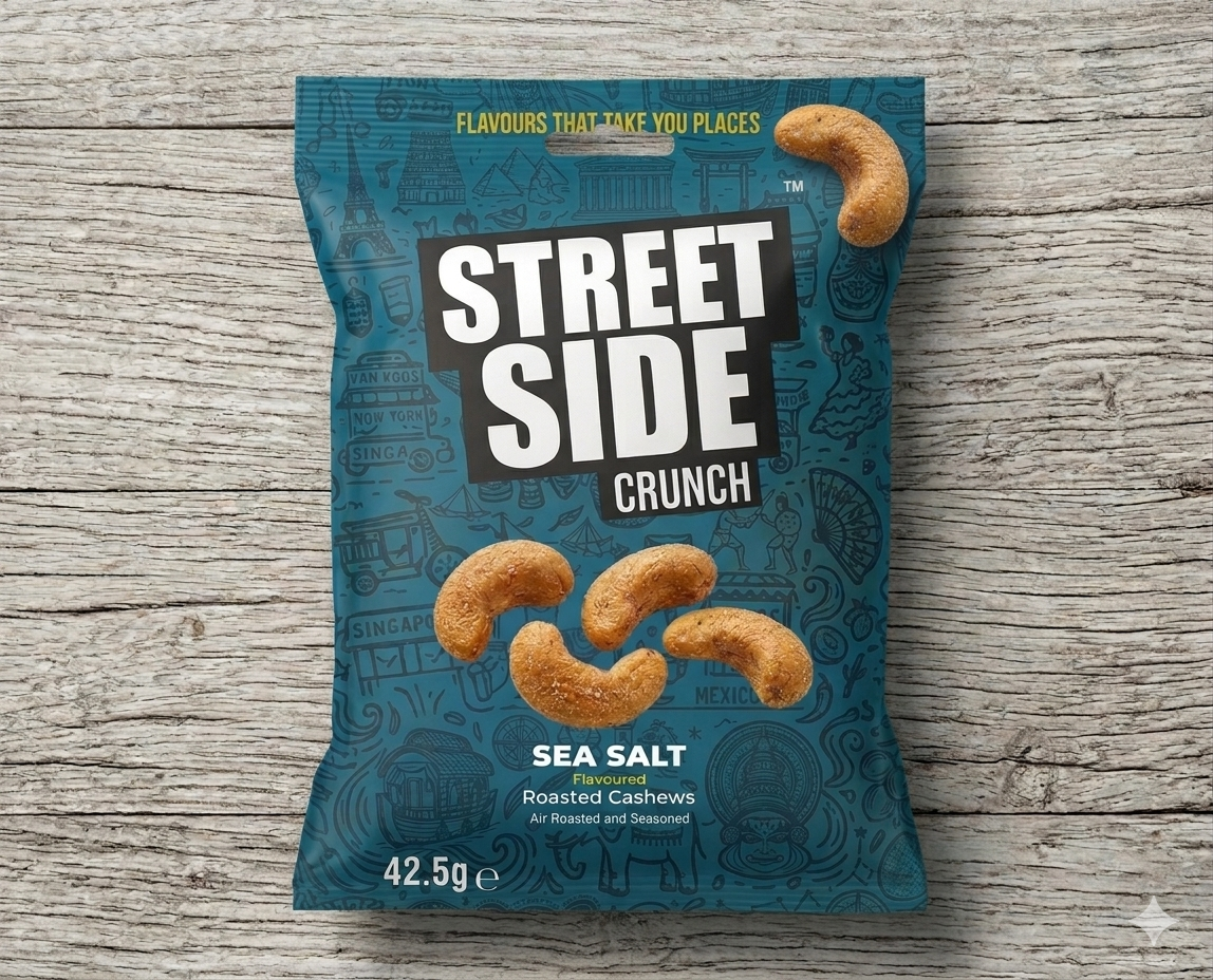 Sea Salt Roasted Cashew Nuts 42.5g