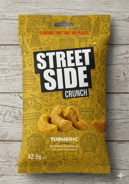 Turmeric Coated Roasted Cashew Nuts 42.5g